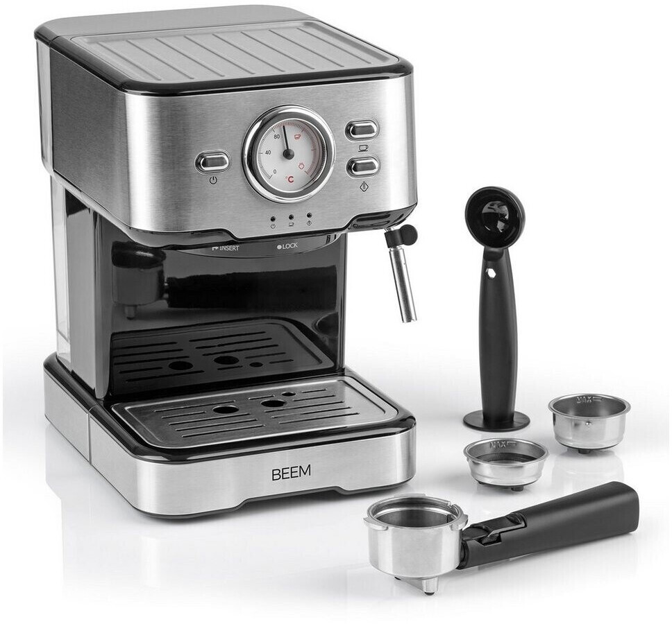 اسپرسو ساز بیم آلمان مدل Beem Espresso Select - ظرفیت 1.5 لیتر - با طراحی زیبا و نازل بخار قابل تنظیم